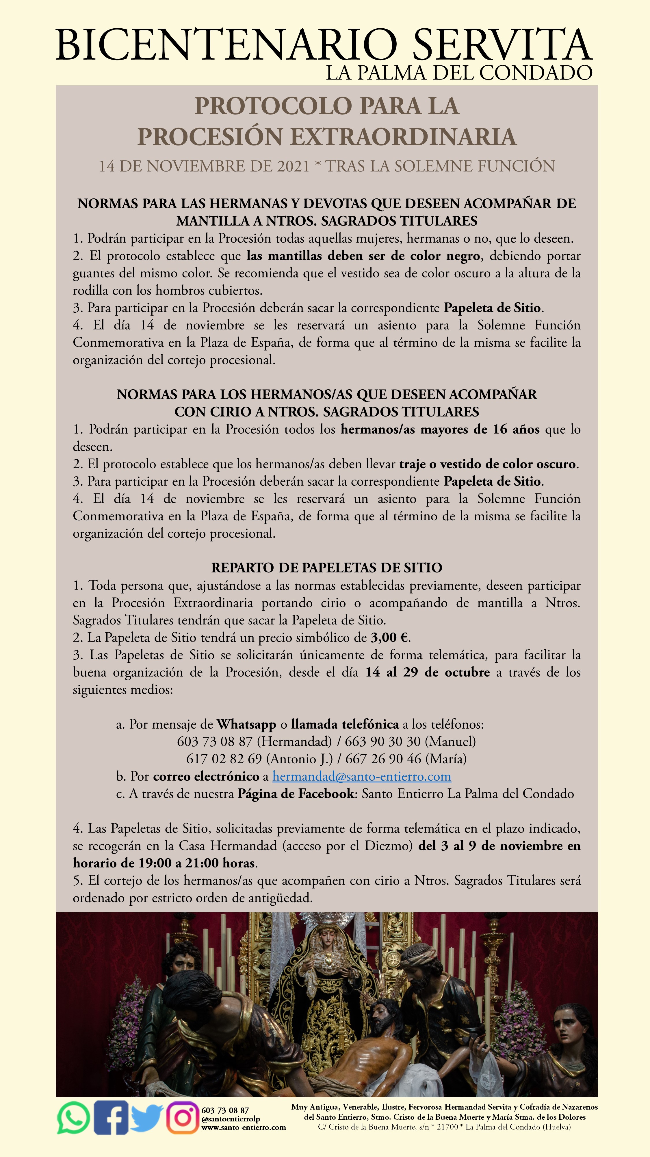 Hdad Servita Del Santo Entierro De La Palma Cdo 